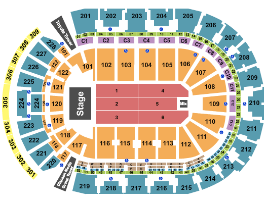 Nationwide Arena Adam Sandler Seating Chart